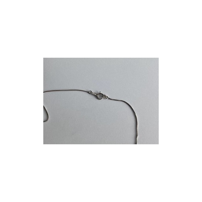 925 Sterling Silver White Tourmaline (Achroite) Chain with Pendant