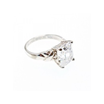 925 Sterling Silver CZ Ring Size 11.5