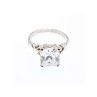 925 Sterling Silver CZ Ring Size 11.5