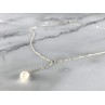 925 Sterling Silver Pearl Necklace Italy