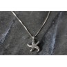 925 Sterling Silver Starfish Chain With Pendant Italy