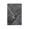 925 Sterling Silver Starfish Chain With Pendant Italy