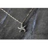 925 Sterling Silver Starfish Chain With Pendant Italy
