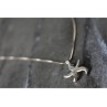 925 Sterling Silver Starfish Chain With Pendant Italy