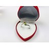925 Sterling Silver Peridot Ring Size 6