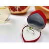 925 Sterling Silver Peridot Ring Size 6