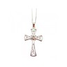 925 Sterling Silver Diamond Chain With Cross