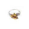 925 Sterling Silver Gold Plated CZ 