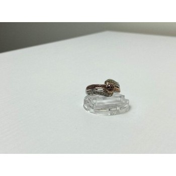 925 Sterling Silver Heliodor & White Beryl/goshenite Ring Size 7