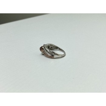 925 Sterling Silver Heliodor & White Beryl/goshenite Ring Size 7