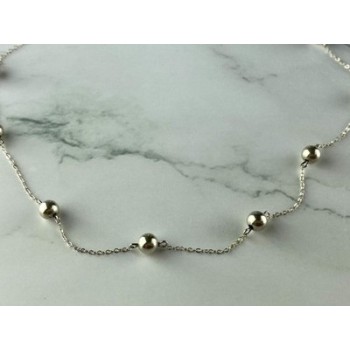 925 Sterling Silver Necklace Italy