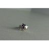 925 Sterling Silver Amethyst Ring Size 6.75