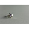 925 Sterling Silver Amethyst Ring Size 6.75