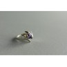 925 Sterling Silver Amethyst Ring Size 6.75