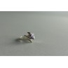 925 Sterling Silver Amethyst Ring Size 6.75