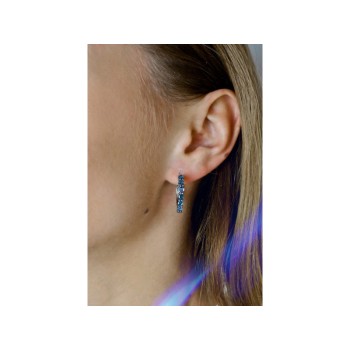 925 Sterling Silver Aquamarine Earrings