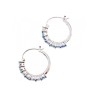 925 Sterling Silver Aquamarine Earrings