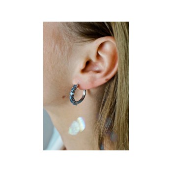 925 Sterling Silver Aquamarine Earrings