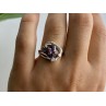 925 Sterling Silver Tanzanite Ring Size 7
