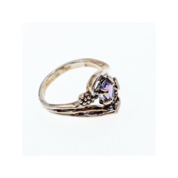 925 Sterling Silver Tanzanite Ring Size 7