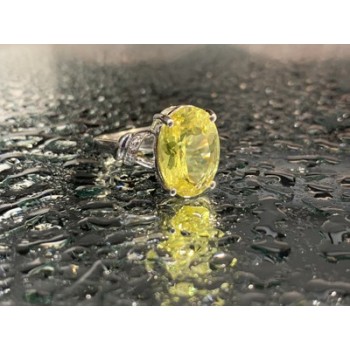 925 Sterling Silver CZ Ring Size 6.5