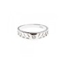 925 Sterling Silver CZ Band Ring Size 8
