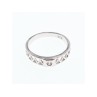 925 Sterling Silver CZ Band Ring Size 8