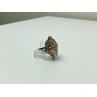 925 Sterling Silver Gold Plated Ring Size 7