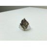 925 Sterling Silver Gold Plated Ring Size 7