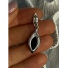 925 Sterling Silver Amber Pendant Length 1.50 Inch