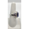 925 Sterling Silver Iolite Ring Size 8