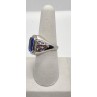 925 Sterling Silver Iolite Ring Size 8