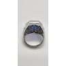 925 Sterling Silver Iolite Ring Size 8