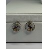925 Sterling Silver Multicolor Spinel Earrings Length 0.65 Inch