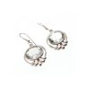 925 STERLING SILVER AQUAMARINE EARRINGS