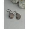 925 Sterling Silver Amber Earrings Length 1.30 Inch