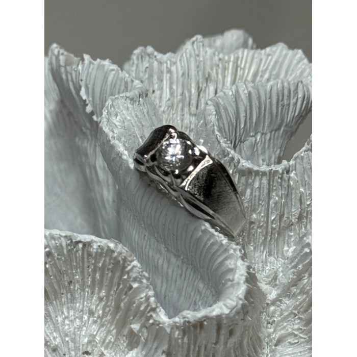 925 Sterling Silver Sapphire Men's Ring Size 11