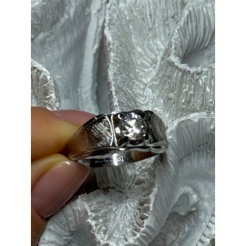 925 Sterling Silver Sapphire Men's Ring Size 11