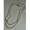 14K YELLOW GOLD FRESHWATER PEARL NECKLACE LENGTH 30 INCH
