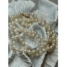 14K YELLOW GOLD FRESHWATER PEARL NECKLACE LENGTH 30 INCH