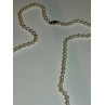 14K YELLOW GOLD FRESHWATER PEARL NECKLACE LENGTH 30 INCH
