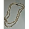 14K YELLOW GOLD FRESHWATER PEARL NECKLACE LENGTH 30 INCH