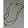 14K YELLOW GOLD FRESHWATER PEARL NECKLACE LENGTH 30 INCH