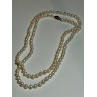 14K YELLOW GOLD FRESHWATER PEARL NECKLACE LENGTH 30 INCH