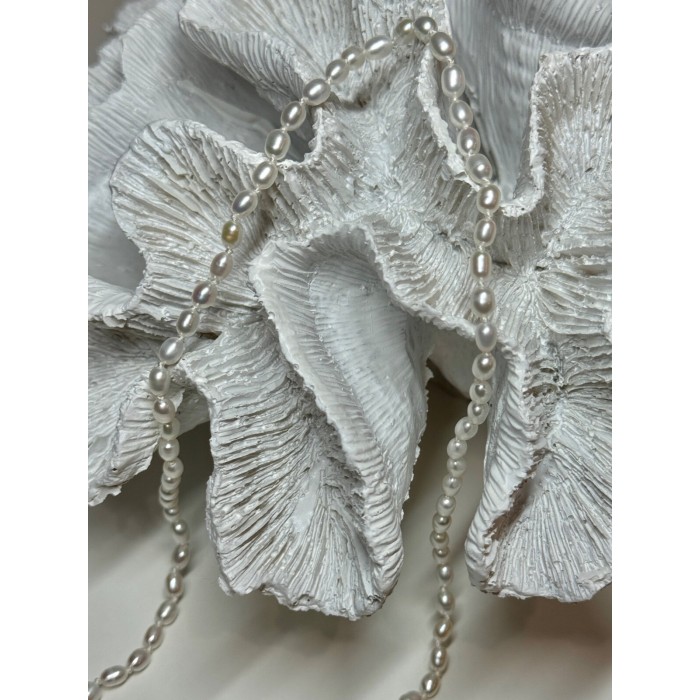 14K YELLOW GOLD CLASP FRESH WATER PEARL NECKLACE 18 Inch