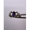 925 Sterling Silver Amethyst Ring Size 8