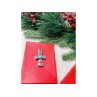 925 Sterling Silver Turquoise Cross Pendant