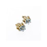 925 Sterling Silver Blue Spinel Stud Earrings