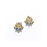925 Sterling Silver Blue Spinel Stud Earrings