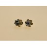 925 Sterling Silver Blue Spinel Stud Earrings